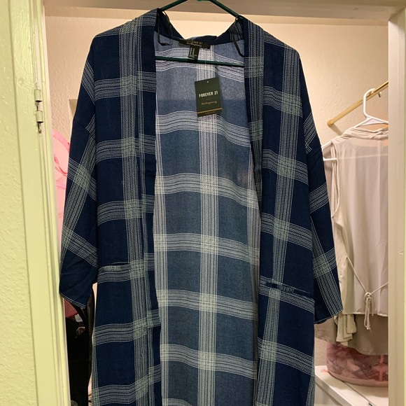 Forever 21 Other - Forever 21, Navy/White Cardigan NWT
